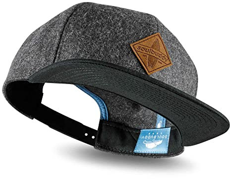 Soulbuddy Baseball Cap für Herren und Damen - Basecap - Kappe - Mütze - Urlaub Must Haves - Outdoor - One Size - Unisex - Dunkelgrau