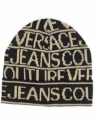 Versace Jeans Couture 71HAZK42 ZG021 Beanie Damen Schwarz TU