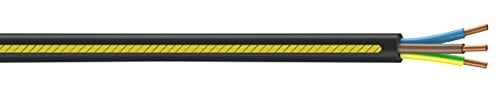 Câble électrique 3 G 2.5 mm² u1000r2v L.5 m, noir