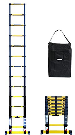 Echelle télescopique 3m80 Woerther Grafitek avec Housse