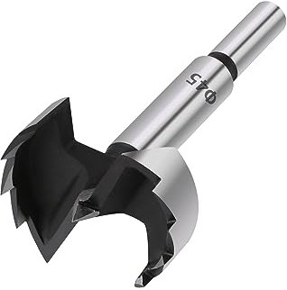 Vearter Forstner Mèche en acier au carbone 45mm Travail du bois auto-centrant Set de scie cloche Outils de coupe du bois