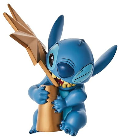 Enesco - Department 56 Disney Lilo and Stitch Eating Star - Decoración esculpida para árbol de Navidad, 8.5 Pulgadas, Multicolor