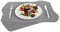 Rubberneck Premium Tischsets aus Filz - abwaschbar & rutschfest - 6er Set Platzsets Tisch-Matten Untersetzer - 45x32 cm - Hellgrau