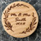 Abrebotellas magnético de madera personalizado Favores de boda Regalos Imán de nevera de madera grabado personalizado Regalo de recuerdo de boda Cumpleaños Navidad Jubilación Regalos para colega