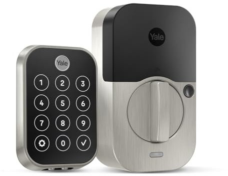 Yale Assure Lock 2 Touch (New) - Fingerprint, Key Free Door Lock in Black Suede - Unlock with Your Code or Your Fingerprint - YRD450-F-BLE-BSP - No Wi-Fi