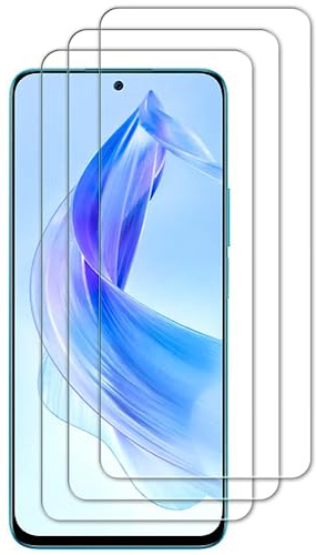 Tzstz 3 Piezas con Honor 90 Lite Pantalla Protector Compatible ，9H Dureza，Anti-arañazos, Vidrio Templado Protector