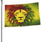 Bandera de León de Jamaica, 2 x 3 pies, exterior de doble cara, pancarta grande, bandera de casa, patio, decoración al aire libre