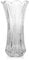 SENENQU Grand vase en verre transparent de 30 cm de haut, vase à fleurs en cristal pour salon, décoration d'intérieur