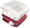 Coperta Pile Plaid Divano e Letto Pesante e Caldo Peluche con Retro Sherpa Fantasia Scozzese Misura 127x152 cm Tartan Beige