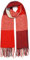 Oak & Tea Damen Schals Winter Warm Tartan Schals Kaschmir Gefühl Wraps, Schal Geschenke für Frauen (Rot)