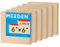 MEEDEN Unfinished Wood Canvas Board: 3/4” Deep 6x6” Wooden Canvas Panel Pack of 6 - Blank Cradled Wood Art Board for Painting