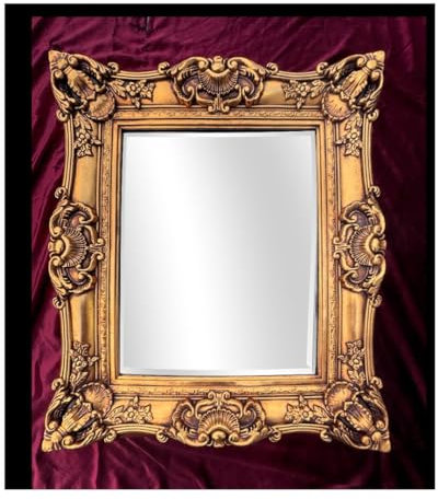 Wandspiegel Rahmenspiegel Barockspiegel Spiegel In Bronz Gold 70x60 cm Renaissance Opulenter Prachtvoller Nostalgie Antik Barock Repro Barockstil