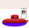 INNER PEACE Yogakissen Rund Meditationskissen Set | Yoga Kissen & Zabuton Meditationsmatte | Bio Baumwolle | Waschbar | Oeko-TEX 100 | Zen Meditation Set (Bordeaux)