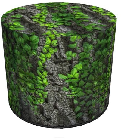 Bertoni Hocker Sitzhocker Pouf für Balkon & Garten Puff Codura Wetterfest 40 x 40 cm Garten Sitzsack Outdoor & Indoor Runder Sitzpouf mit abnehmbarem Bezug Waschbar Creeper