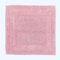 Homescapes Premium Duschvorleger rosa, Duschteppich 50x50 cm mit Wende-Design, Kleiner Badteppich Baumwolle