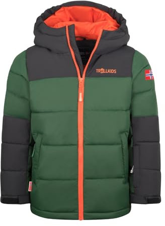 Trollkids Kids Narvik Jacket PRO 92, Forest Green