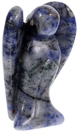 PRETYZOOM Elegante Estatua De Ángel De Cristal Pequeña Figura De Ángel Decoración De Cristales Escultura De Ángel