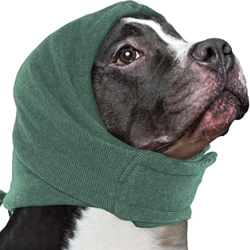 IECOii Dog Calming Hoodie Ear Cover,Dog Calming Hoodie Anxiety Relief Dog Ear Muffs Noise Protection,Dog Ear Wrap for Hematoma,Dog Ear Cover for Bath,Dog Head Cover Noise Cancelling,Dog Ear Defenders