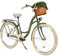 MILORD Damenfahrrad Citybike Komfort Mit Weidenkorb Vintage Fahrrad, 26, 28 Zoll, 1-Gang (Khaki, 28 Zoll)