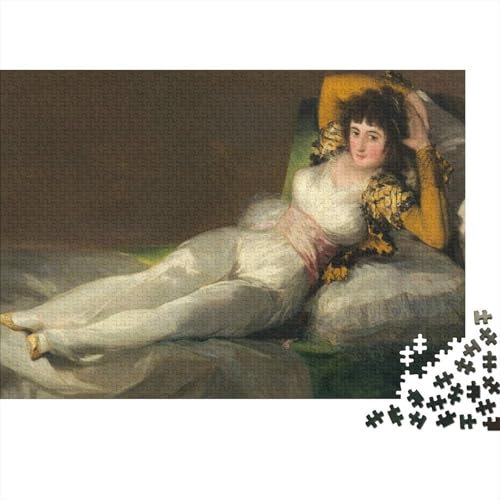 Francisco Goya Holz-Puzzles Gemälde Puzzle Für Erwachsene, Tolles Geschenk Lernspiel Spielzeug Geschenk Für Weltberühmte Gemälde Holzpuzzle 1000 Pcs
