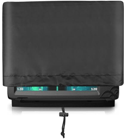 Fish Finder Cover Fit for Lowrance, Humminbird 7 inches, Waterproof Depth Fishfinder Cover Protection for Lowrance Hook Reveal to Protect Screen and Device, Silver-Coated 210D Oxford Fabric, 1Pack