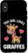 This Girl Loves Giraffes Case for iPhone X/XS