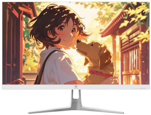 Z-Edge Ecran Pc Gamer Blanc 24'' 240 Hz, IPS, 1ms, FreeSync, FHD(1920x1080), Moniteur Gaming White 16:9, Inclinaison Réglable, 2× HDMI2.0 & 2× DP1.4, 350cd/m², HDR10, VESA 75 * 75mm (DP Câble Inclus)