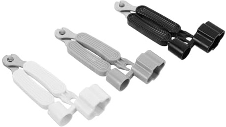 Multifunktionaler Gitarrenwickler für Saitenwechsel | Kunststoffausführung, für Akustik und E-gitarren, 3 Stück-pack, Tragbar für Reparatur und Wartung