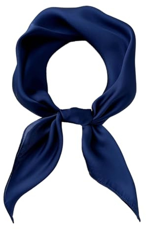 jerbro Damen Chiffon Seidentuch Schals Seidenschal Bandana Halstuch Kopftuch Geschenk Frauen Mädchen Halloween Karneval Kostüm Zubehör