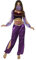 shoperama Arabische Prinzessin Haremsdame Bezaubernde Jeannie 1001 Nacht 3-TLG. Damen Kostüm Araberin Bauchtanz Belly Dance Harem Orient Märchen Jasmin, Größe:XS