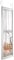 Dripex Over Door Mirror Full Length, 110 x 33cm Wall Mounted Mirror Door Hung Mirror for Bathroom/Bedroom/Wardrobe - Toughened Glass, Silver