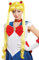 Funidelia | Sailor Moon Perücke 100% OFFIZIELLE für Damen Anime, Cosplay, Usagi Tsukino, Zeichentrickfilm - Farben: Gelb, Zubehör für Kostüm - Lustige Kostüme für Deine Partys