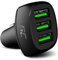 Green Cell® GC PowerRide 54W Chargeur de Voiture USB 3 Ports, Allume-Cigare Ultra Charge Compatible avec iPhone 13 12 11 XS X SE | Samsung Galaxy S22 S21 S20 Note 20 | Xiaomi Mi 12 11