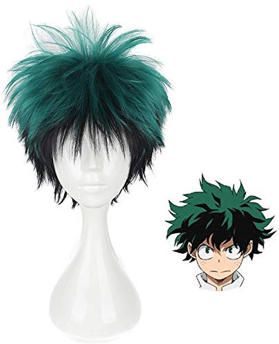 Mein Held Academia Cosplay Perücke Izuku Midoriya Perücke Boku Kein Held Academia/Akademie Cosplay Haar Izuku Midoriya Deku Perücke