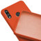 N NEWTOP Custodia Cover Compatibile per Huawei P20 Lite, Ori Case Guscio TPU Silicone Semi Rigido Colori Microfibra Interna Morbida (Arancione)