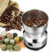 Stainless Steel Spice Nut Grain Herb Grinder - Electric Coffee Mill with Adjustable Precision Setting, 100g/3.5oz Capacity