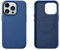 Mobiskin Hülle kompatibel mit Apple iPhone 14 PRO (6,1 Zoll), Handyhülle mit echtem Leder, Case, Schutzhülle, dünne Handytasche, Slim Cover, Blau