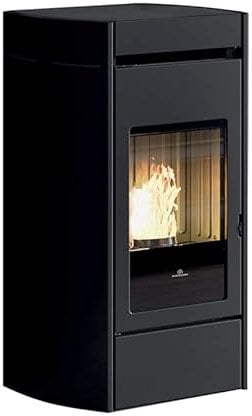 Edilkamin Pelletofen Lena Plus | Stahl schwarz | 9,2 kW
