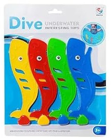 Softee Aqua-Set mit 4 Walen, Damen, Mehrfarbig, Einheitsgröße