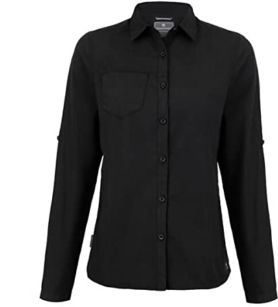 Craghoppers Women's Expert Womens Kiwi Long Sleeved Shirt Button Down Shirt (Pack of 1)