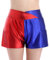 Ledershorts Damen Kunstleder Hotpants Sexy Metallic Wetlook Lack und Leder Shorts Gym Sporthose Kurze Hose Frauen Festival Rave Pole Dance Outfit Halloween Karneval Faschingskostüme Rot Blau L