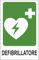 M-ITALY CARTELLO SEGNALETICO - DEFIBRILLATORE - Adesivo Extra Resistente, Pannello in Forex, Pannello In Alluminio (20x31, Alluminio)