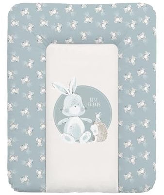 Ceba Baby® Fasciatoio Materassino - Fasciatoio neonato morbido - Cuscino Fasciatoio Lavabile per bambine e bambini - certificato Öko-Tex - impermeabile - 70x50 cm - Amici