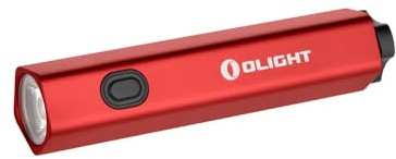 OLIGHT Taschenlampe EDC Diffuse, 700 lm, Reichweite 80 m, Betriebsdauer 180 h (rot)