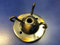 CEW COLCHESTER ELECTRICAL WHOLESALE LTD 3 Hook Ceiling Rose Plate Antique Brass M10 Centre Hole 75mm OD