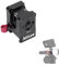 Nitze Cold Shoe Supporto Triplo per Morsetto NATO a Sgancio Rapido, Adattatore Cold Shoe per Supporto Monitor, Luce LED, Microfono, DJI RS 2 / RSC 2 / RS 3 / RS 3 Pro/RS 3 Mini Gimbal - N45-A2