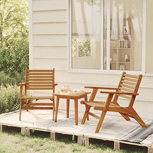 LAPOOH Garten-Essgruppe, Gartentisch Mit Stühlen Set, Gartenmöbel Set, Sitzgarnitur Garten, Esstisch Stühle Set, Gartensitzgruppe, Garten Möbelsets, Massivholz Akazie