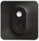 Shelly BLU H&T Nero, Sensore Bluetooth di Temperatura e Umidità, Termometro e Igrometro Smart per Interni/Esterni, Certificato IP54, Storico Dati, Modalità Beacon, Gateway Richiesto