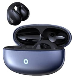 Open Ear Earbuds Clip on Earphones Ear Clip Outer Ear Cycling Headphones Open Ear Air Bone Conduction Headphones Bluetooth Wireless Sports Earphones Wireless Bluetooth Earbuds for Runners Driving Gym