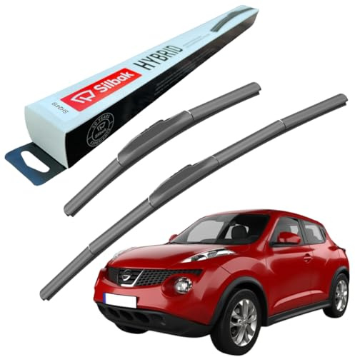 Silbak Windscreen Wipers, fits for NISSAN JUKE (07/2010-03/2017) Wiper Blades, 550mm/350mm